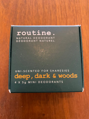 Deep, Dark and Woods - Routine Deodorant Sets
