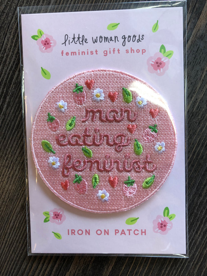 Man Eating Feminist Patch