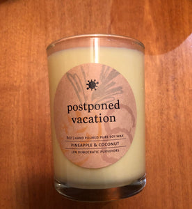 Postponed Vacation - Pineapple and Coconut Soy Candle
