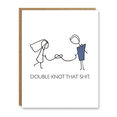 Double Knot that Shit: Wedding Card