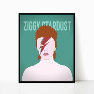 Ziggy Stardust Print