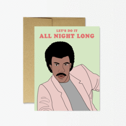 Lionel Richie All Night Long Card