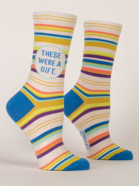 These Were A Gift. - Women's Socks -Blue Q