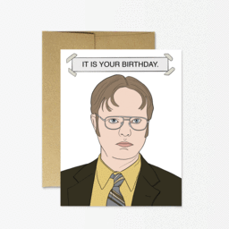 Dwight, The Office Birthday Card