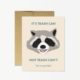 Raccoon, Encouraging card